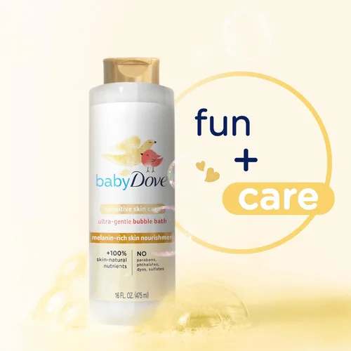 Miniatura 3 de Baby Dove Baño de Burbujas Nutrición para la Piel Rica en Melanina para piel nutrida y diversión en la hora del baño Cuidado de Piel Sensible