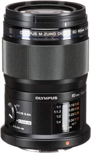 Miniatura 3 de OM SYSTEM Olympus M.Zuiko Digital ED 60mm F2.8 Macro para cámara del sistema Micro Cuatro Tercios, diseño sellado contra el clima, interruptor