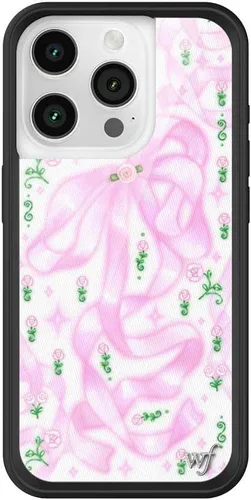 Miniatura 50 de Wildflower - Fundas compatibles con Apple iPhone 15 Pro Protector de goma negro, certificado de prueba de caída de 4 pies, propiedad de mujeres