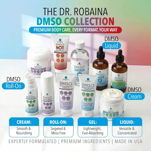 Miniatura 9 de Dr. Robaina Crema DMSO de lavanda - 99.9% DMSO puro grado farmacéutico Fórmula con magnesio Zechstein, árnica, aloe vera, vitamina E - 4 onzas