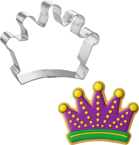 Miniatura 2 de Foose Crown - Cortador de galletas de acero estañado, 3.75 pulgadas, molde para galletas de corona