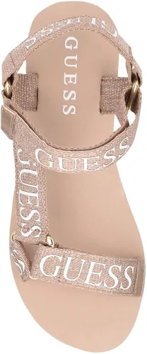 Miniatura 4 de GUESS Avin Sandalia de cuña para mujer, rosado, (Pink Multi Fabric)