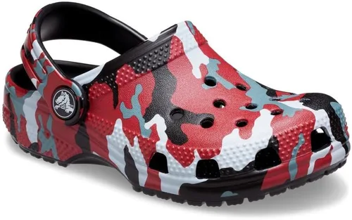 Miniatura 3 de Crocs Zuecos unisex de camuflaje clásicos para niños