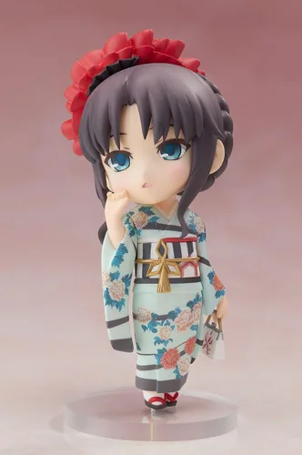 Miniatura 3 de Aniplex Fate/Stay Night Chara Forme Estatua de PVC Rin Tohsaka Kimono Versión 3.9 in