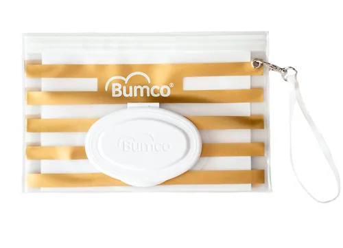 Miniatura 11 de BUMCO Dispensador de toallitas hermético, se mantiene húmedo, bolsa recargable reutilizable, organizador de bolsa de pañales para viajes, embrague