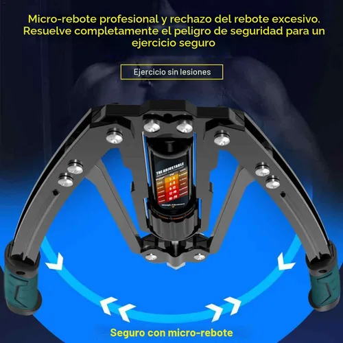 Miniatura 5 de EAST MOUNT - Ejercitador de brazo giratorio ajustable de 10 a 199 kg de potencia hidráulica, expansor de pecho para casa, equipo de entrenamiento