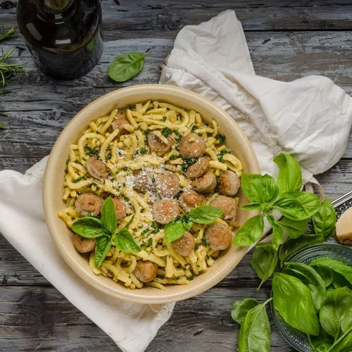 Miniatura 6 de Navaris Máquina de pasta Spaetzle de acero inoxidable - Prensa alemana de fideos y albóndigas para albóndigas caseras