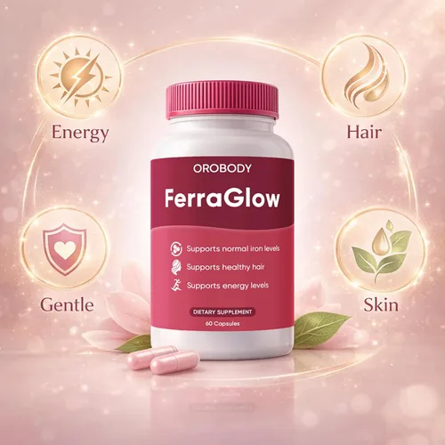 Miniatura 10 de Suplemento diario de hierro para mujeres, con bisglicinato de hierro, lactoferrina, vitamina C y B12, apoya la energía, el bienestar del cabello
