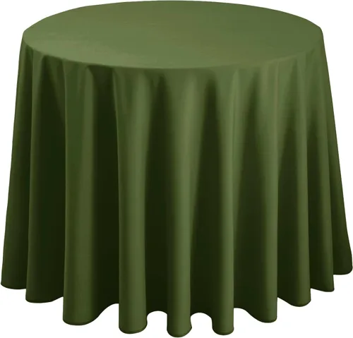 Miniatura 19 de Hiasan Mantel redondo de 30 pulgadas – Mantel de tela de poliéster impermeable resistente a las manchas a prueba de derrames, para comedor, cocina