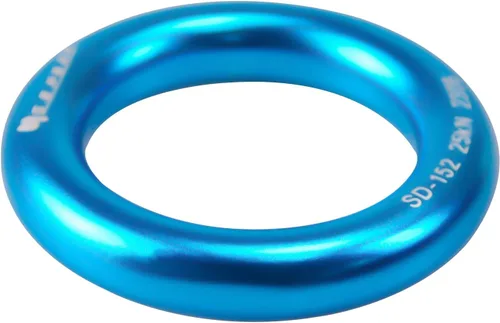 Miniatura 2 de Anillo de aluminio de 25 kN, junta tórica de tensión perfecta, anillo de conexión para escalada en roca, arborista, hamaca, rescate, slackline, azul
