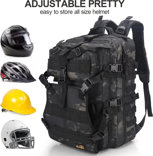 Miniatura 3 de Mochila para casco de motocicleta para hombres con portador de casco duro/almacenamiento, mochila de equitación, accesorios de motocicleta/regalos