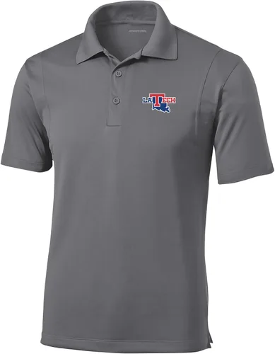 Miniatura 69 de Polo atlético de micro piqué NCAA para hombre Prime con cuello propio