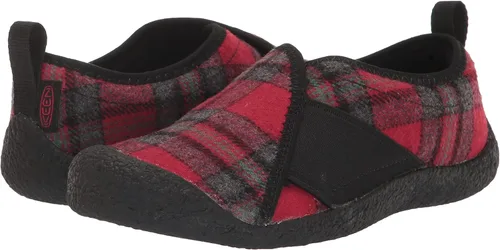Miniatura 7 de KEEN Pantuflas casuales Howser Wrap para mujer, negro, rojo, cuadros (Red PlaidBlack)
