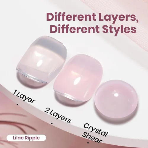 Miniatura 679 de Beetles - Esmalte de uñas de gel marrón – 0.5 onzas líquidas de esmalte de gel marrón oscuro, lámpara LED UV para uñas, regalo de manicura para I