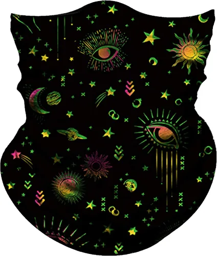 Miniatura 13 de Obacle Bandana sin costuras, máscara facial rave, para mujeres y hombres, para protección contra el polvo, el viento y el sol