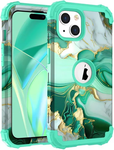 Miniatura 42 de Hocase Funda para iPhone SE 2022/2020, resistente a prueba de golpes, de plástico duro+goma de silicona, funda protectora híbrida para iPhone SE