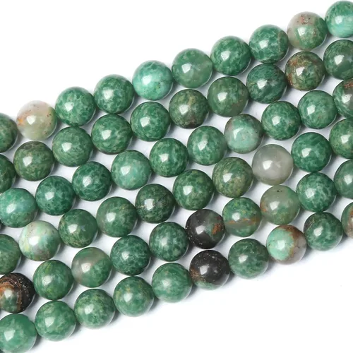 Miniatura 22 de 36 cuentas de calcedonia de jade rojo natural de 25/64 pulgadas (0.394 in), redondas sueltas, piedras preciosas energéticas curativas, para hacer