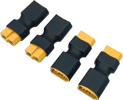 Miniatura 6 de Paquete de 4 conectores XT60 hembra a hembra sin adaptador de cable, adaptador de conector XT60 para RC FPV Car Plane Drone LiPo batería