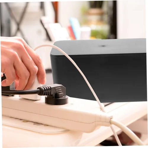 Miniatura 9 de Caja Gestión de cables Organizador de regleta de alimentación de alambre Contenedor de enchufe de gestión