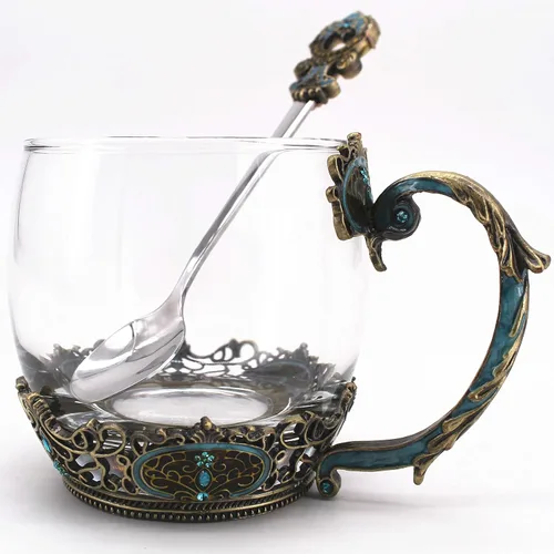 Miniatura 2 de Taza de té, tazas de café, taza de té de vidrio clásica, ideas únicas de regalo de cumpleaños personalizadas para mujeres, abuela, mamá, profesores