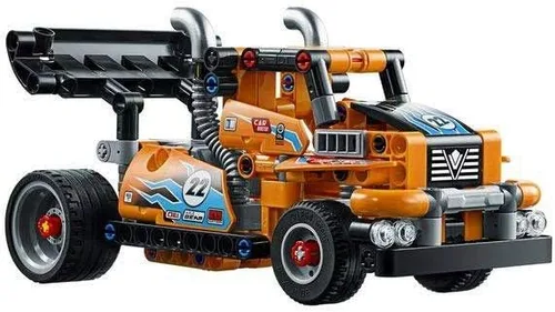 Miniatura 4 de LEGO Technic Race Truck 42104 - Kit de construcción de camión modelo pull-back, 2020 (227 piezas)