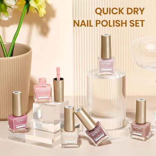 Miniatura 8 de Juego de esmaltes de uñas de secado rápido, esmalte de uñas regular sin gel de secado rápido, esmalte de uñas de uñas de secado rápido, salón
