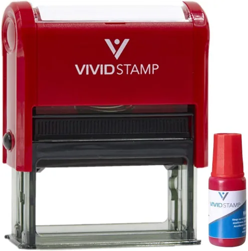 Miniatura 13 de Sello de goma autoentintado pagado (rojo) - grande