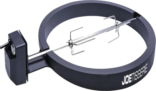 Kamado Joe JoeTisserie Accesorio de rotisería para parrillas Joe Grills Classic de 18 pulgadas con varas de asado de acero inoxidable para hasta 50