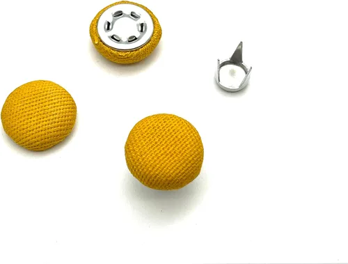 Miniatura 9 de Gorra de béisbol de 5/8 pulgadas / 0.630 in, con botones, botón superior, repuesto para fabricación, suministros de reparación color marrón H155E
