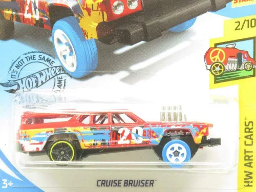 Miniatura 2 de Hot Wheels 2020 Hw Art Cars Crucero Bruiser, Rojo 66/250