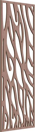 Miniatura 154 de 9 3/8"W x 24 3/8"H x 1/4"T Bristol Decorativos Paneles de Pared de Madera Calado, Cereza