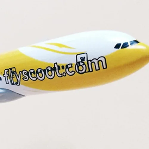 Miniatura 3 de 1/400 Escala Diecast Singapur 777 Modelo Avión Modelo Airbus Aviación Ciencia Exposición