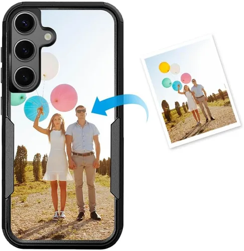 Miniatura 99 de Funda protectora personalizada para Samsung Galaxy S22 Ultra 5G (versión 2022), funda protectora de doble capa resistente con múltiples fotos, a