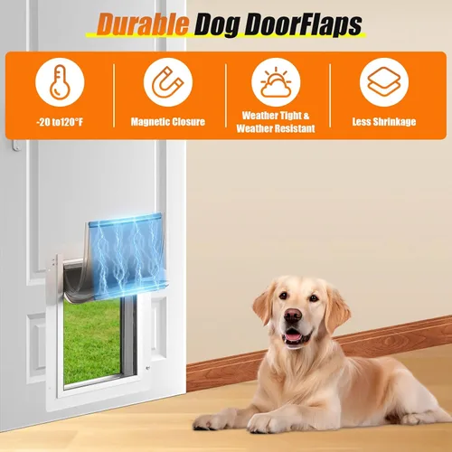 Miniatura 4 de Solapas de repuesto para puerta de mascotas PAC11-11039 para perros y gatos, puertas de repuesto para perros compatibles con puertas para mascotas