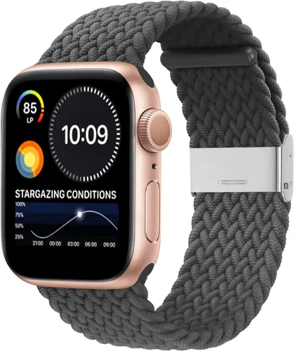 Miniatura 39 de Bandiction - Correas compatibles con Apple Watch de 44mm 40mm 38mm 42mm 41mm 45mm 46mm 49mm, bandas iWatch para mujeres y hombres, correa elástica