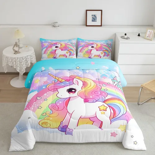 Miniatura 77 de Juego de edredón de cuernos de ciervo tamaño individual, juego de ropa de cama rústica de granja con huellas de oso y pinos para decoración
