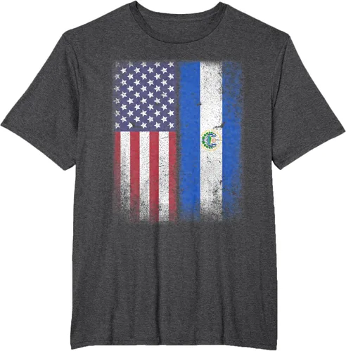 Miniatura 22 de Salvadoran American Flag El Salvador Salvadorean Salvadorian T-Shirt for Women Kids Men