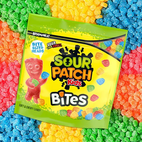 Miniatura 6 de SOUR PATCH KIDS Bites Soft & Chewy Candy, caramelos a granel, 12 bolsas de 12 oz