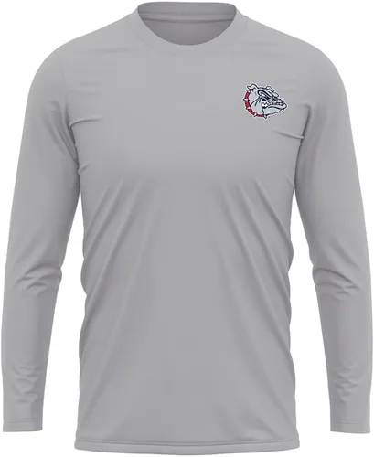 Miniatura 189 de Camisa deportiva de manga larga oficial de la NCAA Collegiate para hombre, con logotipo en el pecho izquierdo, colección Athletic Heather