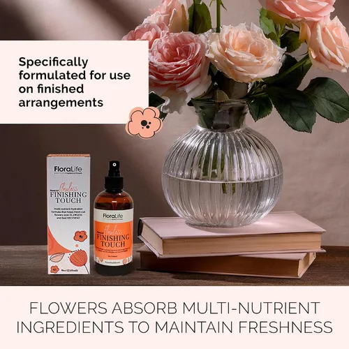 Miniatura 3 de FloraLife Finishing Touch - Spray de fórmula hidratante multinutriente para flores recién cortadas - 8 oz