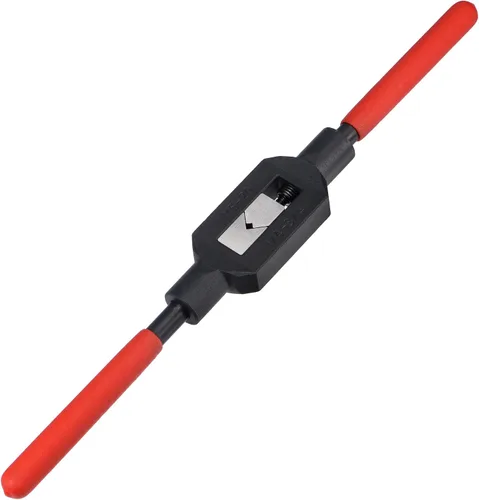 Miniatura 6 de uxcell Mango de llave de grifo ajustable para grifos métricos M1-M1-M10 de 1/16"-3/8" (UNC/UNF), soporte de rosca, herramienta de roscado manual
