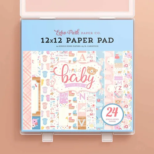 Miniatura 2 de Denkee Almacenamiento de papel de 12 x 12, paquete de 4 organizadores de papel para álbumes de recortes, caja organizadora de manualidades