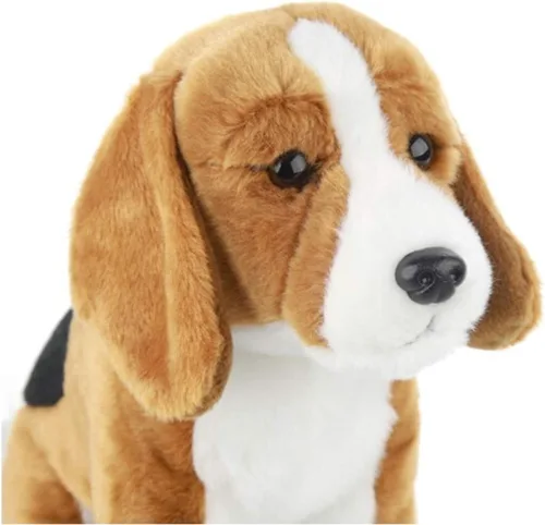 Miniatura 4 de TAMMYFLYFLY Pugsly Pug Animal de Peluche Relleno Cachorro Perro, 12 pulgadas (Balthezar Beagle)