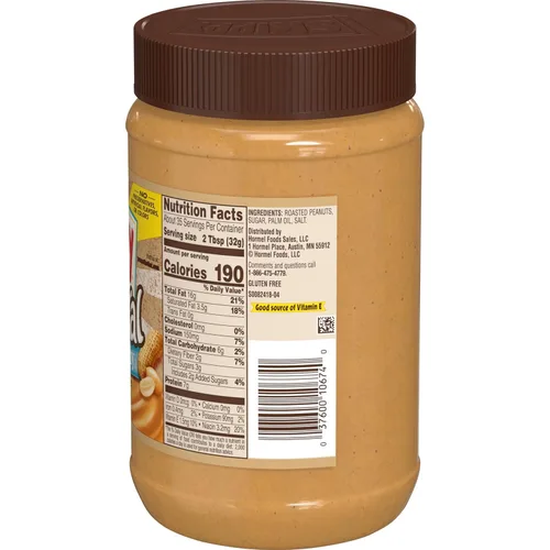 Miniatura 2 de SKIPPY Mantequilla de maní, cremosa natural, 40 onzas