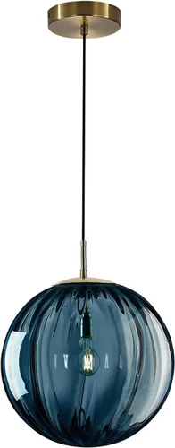 Miniatura 12 de KCO Iluminación Moderna de Mediados de Siglo Lámpara Colgante de Globo de 3 Luces Lámpara Colgante de Latón Dorado Lámpara Colgante de Luz Múltiple