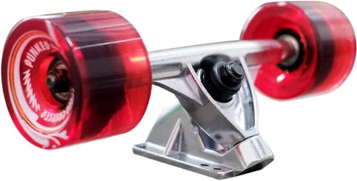 Miniatura 2 de Yocaher Longboard - Patineta completa Kicktail Cruiser de 40 x 10 pulgadas con cinta de agarre negra de alta calidad, camión de aleación de aluminio