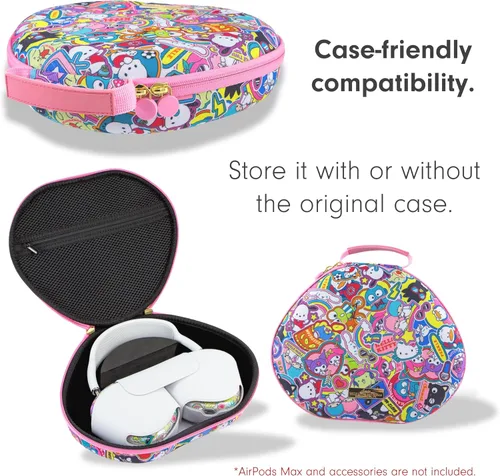 Miniatura 6 de Sonix x Sanrio - Funda protectora para auriculares Apple AirPods Max Funda de transporte de viaje, bolsa de almacenamiento portátil, compatible