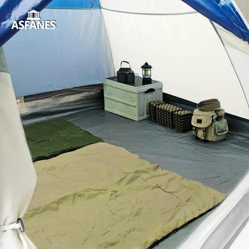 Miniatura 4 de ASFANES Screened Camping Tent, 3-4 Person Waterproof, Haven Tent, Backpack Double Layer Shelter, Easy Setup and Portable for Outdoor, Picnic or Azul