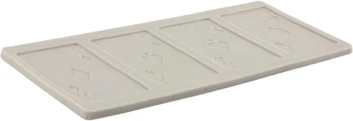 Miniatura 9 de Sijiangmold Moldes de silicona de póquer, juego de cartas de casino, molde de fondant de chocolate para decoración de cupcakes, decoración