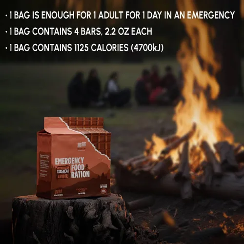 Miniatura 6 de Suministro de alimentos de emergencia - Ración de supervivencia de chocolate - 20 años de vida útil - 3 días